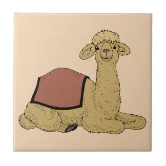Kamel Dromedar camel dromedary Tile