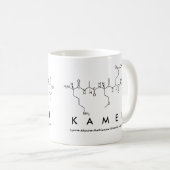 Kamel peptide name mug (Front Right)