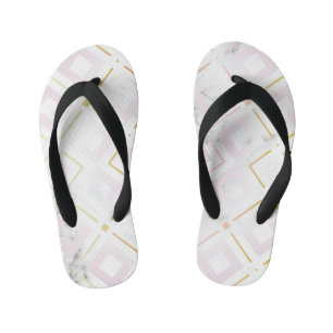 Kamelia’s Geometric Pattern 4 Kid's Flip Flops
