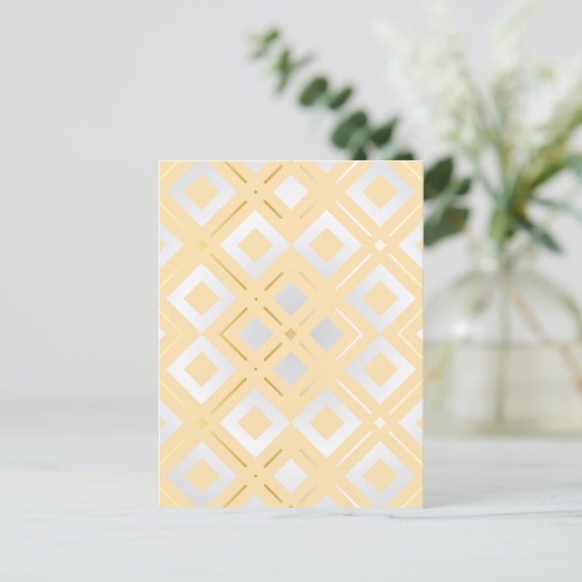 Kamelia’s Geometric Pattern 8 Postcard (Standing Front)