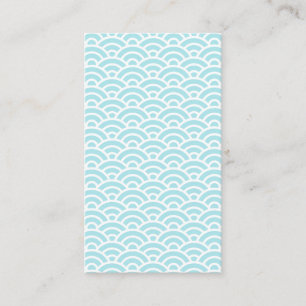  KAMENOZOKI 173 Seigaiha Waves - Energetic Ver.  Business Card