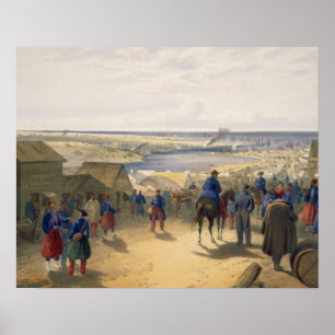 Kamiesch, plate from 'The Seat of War in the East' Poster