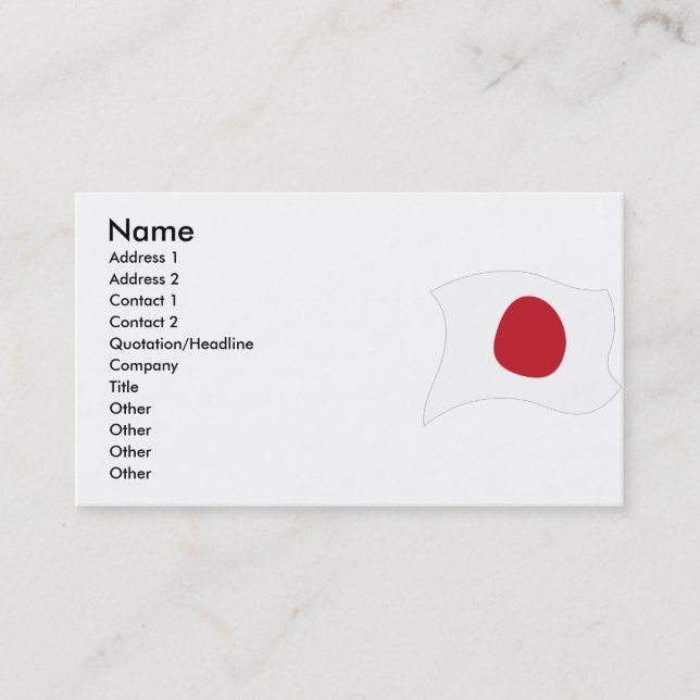 KAMIKAZE(神風) BUSINESS CARD (Front)