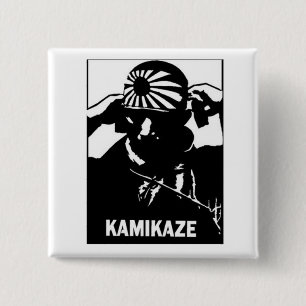 Kamikaze 15 Cm Square Badge