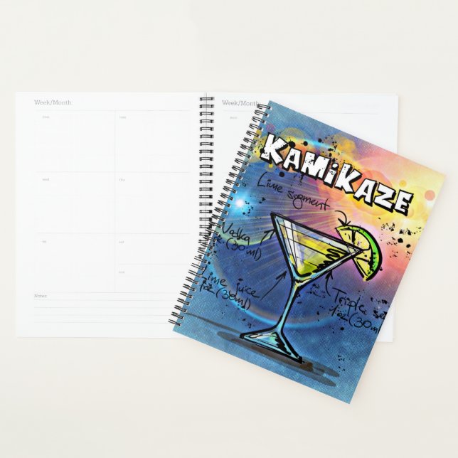 Kamikaze Cocktail (#3 of 12 Drink Recipe Sets) Planner (Display)