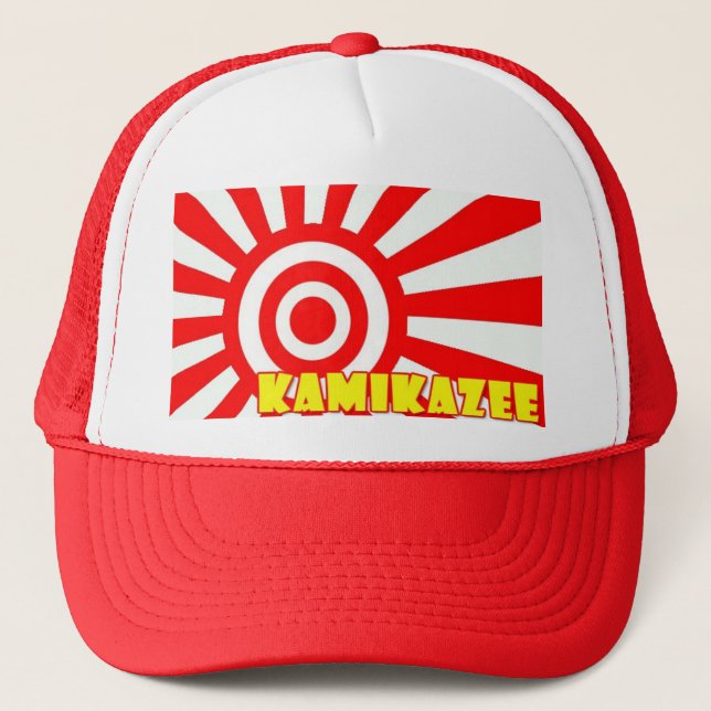 kamikaze paintball trucker hat (Front)
