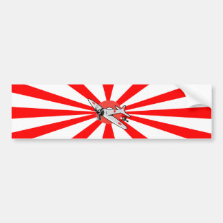 Kamikaze Skateboarding Bumper Sticker