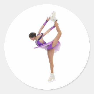 Kamila Valieva In Memoriam Classic Round Sticker