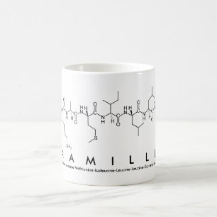 Kamille peptide name mug