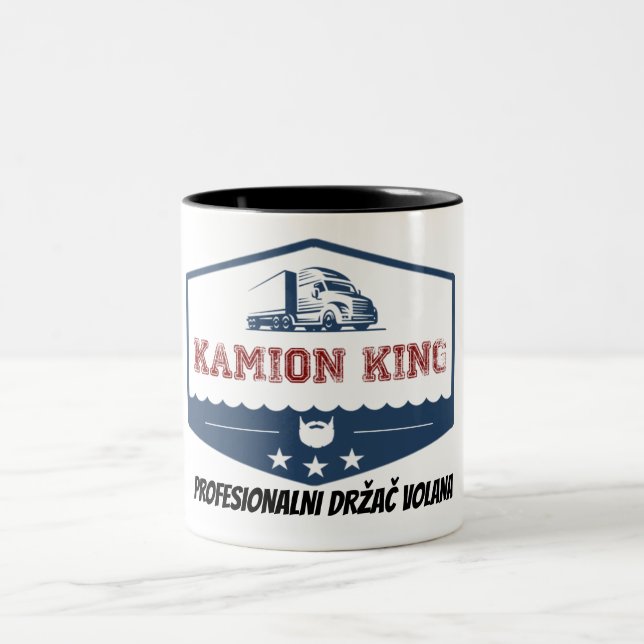 Kamion King Šolja Two-Tone Coffee Mug (Center)