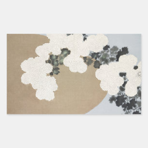 Kamisaka Sekka japan traditional painting art vint Rectangular Sticker
