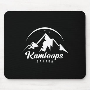 Kamloops Canada Ski Resort Skiing Snowboarding Mouse Mat
