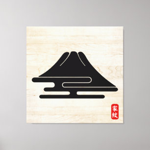 KAMON ( family crest ) Aoki Canvas Print