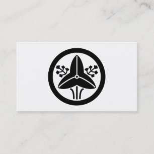 Kamon (family crest): Marunitachi Omodaka Business Card