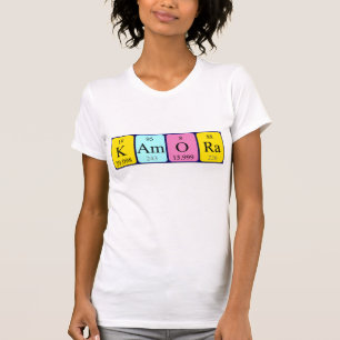 Kamora periodic table name shirt