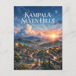 Kampala Seven Hills Uganda Postcard