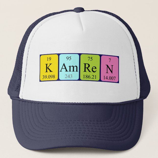 Kamren periodic table name hat (Front)
