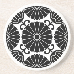 Kan-in chrysanthemum coaster