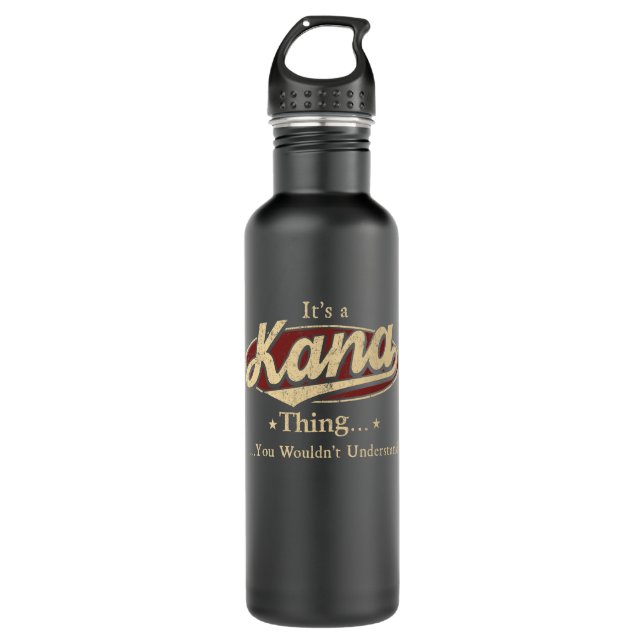 Kana water flask, Kana  water bottle (Front)