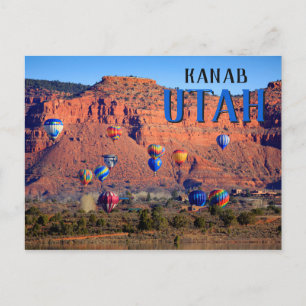 Kanab Utah Balloon Festival Postcard