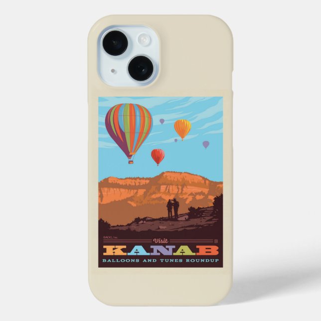 Kanab, Utah | Balloons And Tunes Roundup Case-Mate iPhone Case (Back)