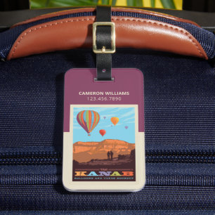 Kanab, Utah   Balloons And Tunes Roundup Luggage Tag