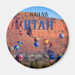 Kanab Utah Hot Air Balloons Magnet