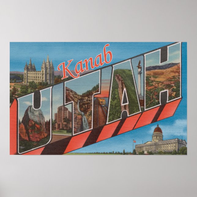 Kanab, UtahLarge Letter ScenesKanab, UT Poster (Front)