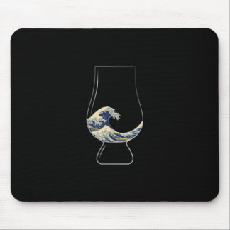 Kanagawa Glencairn Glass Mouse Mat
