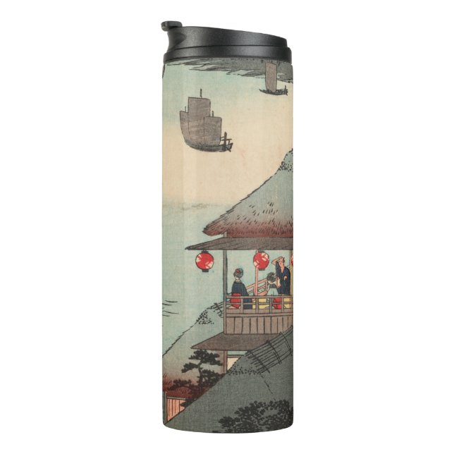Kanagawa, Japan: Vintage Woodblock Print Thermal Tumbler (Rotated Right)