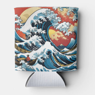 Kanagawa Japanese The great wave Can Cooler