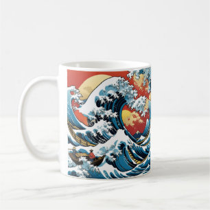 Kanagawa Japanese The great wave Coffee Mug