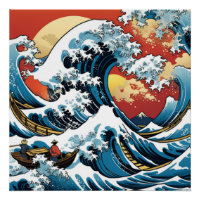 Kanagawa Japanese The great wave
