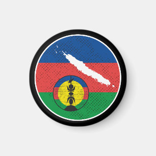 Kanak Flag, New Caledonia, symbol Kanaky Magnet