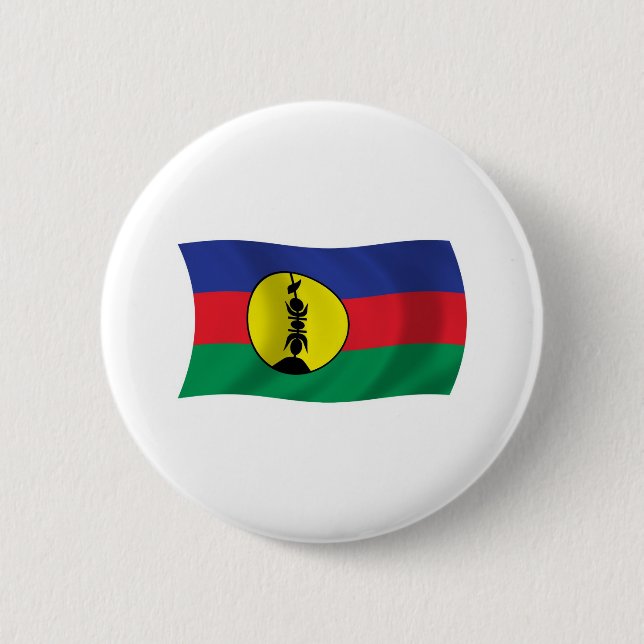 Kanak People Flag Button (Front)