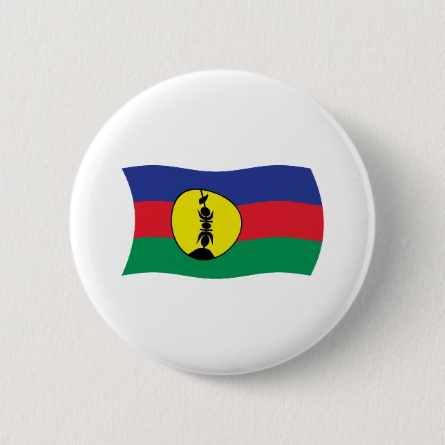 Kanak People Flag Button (Front)