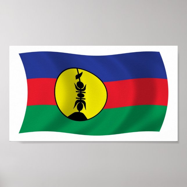 Kanak People Flag Poster Print (Front)