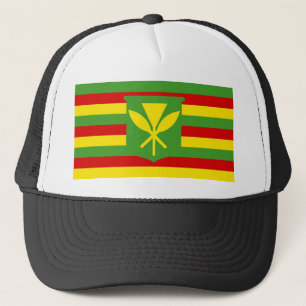 Kanaka Maoli ethnic flag Native Hawaii Trucker Hat