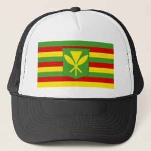 Kanaka Maoli Flag Trucker Hat