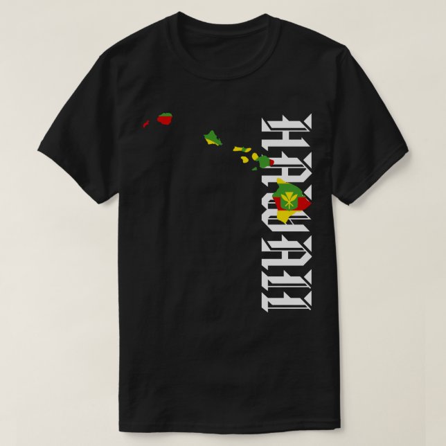 KANAKA MAOLI HAWAII ISLANDS T-Shirt (Design Front)