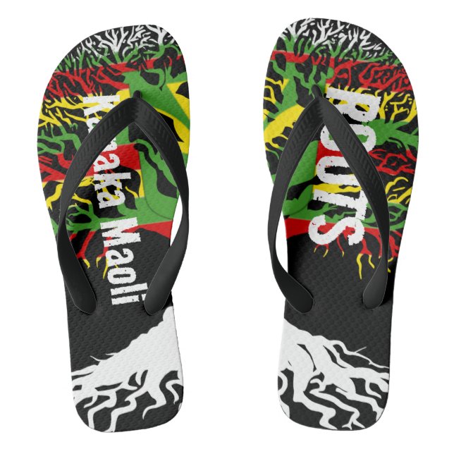 Kānaka Maoli ROOTS Flip Flops (Footbed)