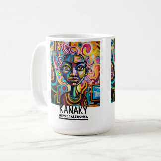 Kanaky street art, New Caledonia, urban art Coffee Mug