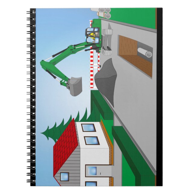 Kanalbaustelle Notebook (Front)