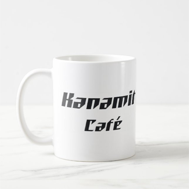 kanamit cafe coffee mug (Left)