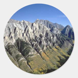 Kananaski Country, Rocky Moutains, Alberta, Canada Classic Round Sticker