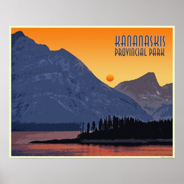 Kananaskis, Alberta. Canada Poster (Front)