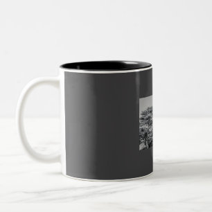 Kanazawa Castle Japan sketch  Two-Tone Coffee Mug