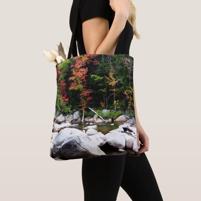 Kancamagus Highway in Autumn Tote Bag (Close Up)