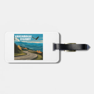 Kancamagus Highway New Hampshire Eagle Luggage Tag