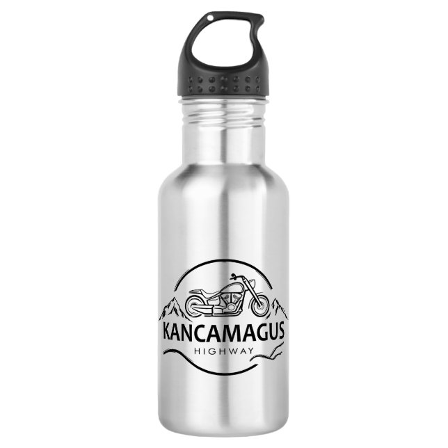 Kancamagus Highway New Hampshire Motorcycle 532 Ml Water Bottle (Front)